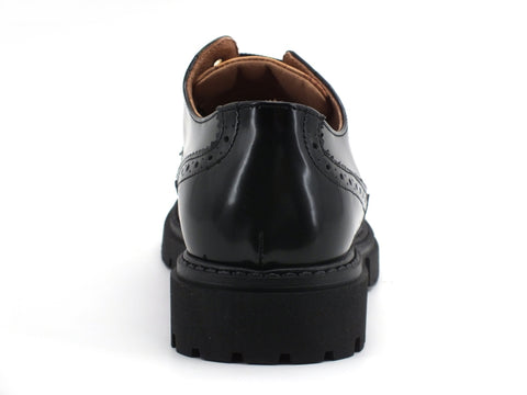 ALVIERO MARTINI 1A CLASSE Derby Stringata Black Geo N0802-0444