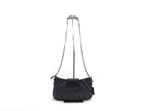 LE PANDORINE Vicky Baguette Oggi Borsa Tracolla Leopard Black AI20DAE02594-01