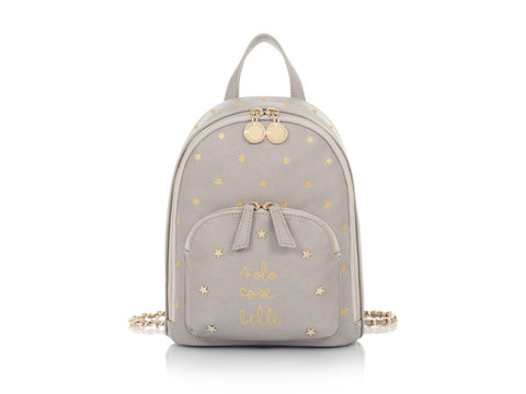 LE PANDORINE Vicky Backpack Belle Star Zaino Taupe AI20DAC02592-03
