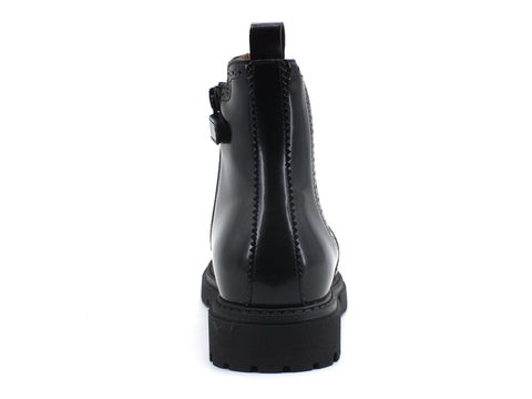 ALVIERO MARTINI 1A CLASSE Stivaletto Polacco Vernice Black Geo N0804-0154