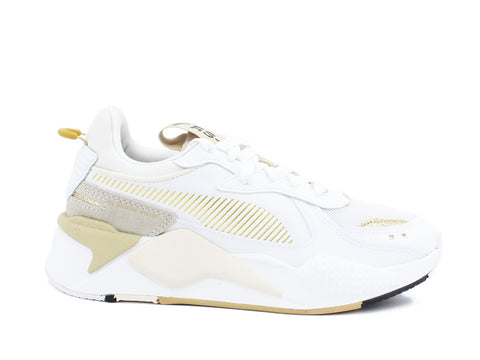 PUMA RS-X Mono Metal Wn's Sneaker Donna White Gold 374669 02