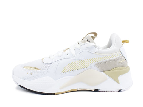 PUMA RS-X Mono Metal Wn's Sneaker Donna White Gold 374669 02