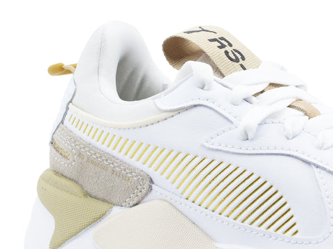 PUMA RS-X Mono Metal Wn's Sneaker Donna White Gold 374669 02