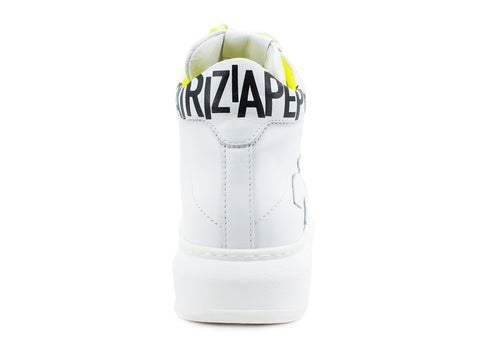 PATRIZIA PEPE Sneaker Hi Yellow White 2V9709A3KW