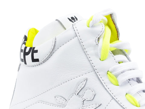 PATRIZIA PEPE Sneaker Hi Yellow White 2V9709A3KW