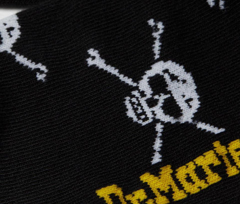 DR. MARTENS Punknik Skull Sock Calzini Teschi Black AC850001