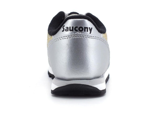 SAUCONY Jazz Original Kids Sneaker Bambina Silver Sparkle SK163334 - Sandrini Calzature e Abbigliamento