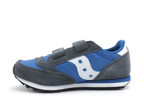 SAUCONY Jazz Double HL Kids Sneaker Bambino Grey Blue SK263344