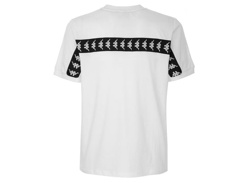 KAPPA 222 Banda Daffon T-Shirt White Black 31119PW