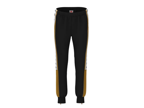 KAPPA 222 Banda 10 Delaz Pantaloni Lunghi Tuta Black Ocre White 3117J9W