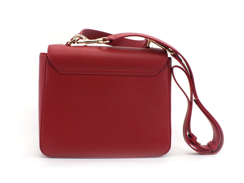 TRUSSARDI Lione Handle MD Borsa Tracolla Red Beet 75B00951