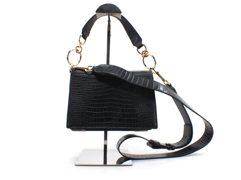 TRUSSARDI Miami Shoulder SM Borsa Tracolla Black 75B01016