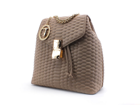 TRUSSARDI Parigi Backpack MD Zaino Sand 75B00990