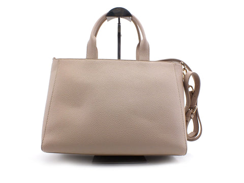TRUSSARDI Shopper MD Tumbled Borsa Logo Taupe 75B01032