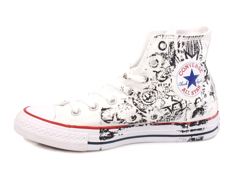 CONVERSE C.T. All Star Canvas LTD Hi White Red Black