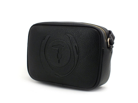 TRUSSARDI Faith Camera Case Tumbled Borsa Tracolla Black 75B01033