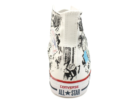 CONVERSE C.T. All Star Canvas LTD Hi White Red Black