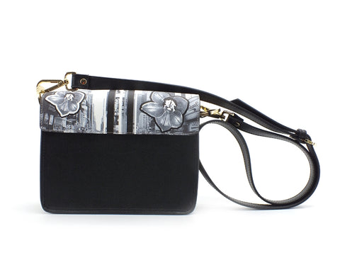 BAGGHY Borsa Tracolla Stampa Nero Bianco B18IB30UNYKW