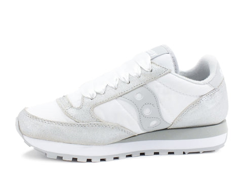 CUSTOM / SAUCONY Jazz Sneaker Custom White Silver Spary S2044-396