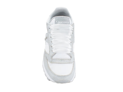 CUSTOM / SAUCONY Jazz Sneaker Custom White Silver Spary S2044-396