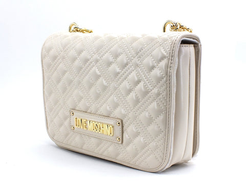 LOVR MOSCHINO Borsa Tracolla Trapuntata Avorio JC4000PP1BLA0110