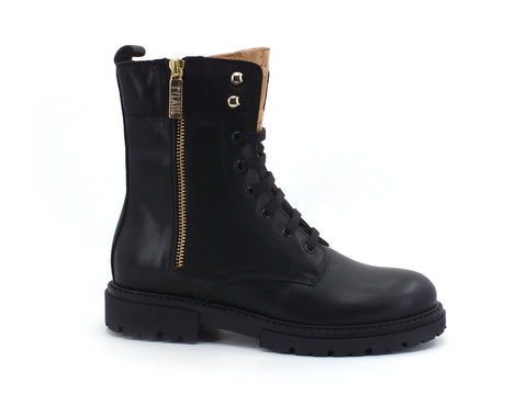 ALVIERO MARTINI 1A CLASSE Anfibio Stivaletto Zip Black Geo N806-0092