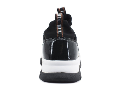ALVIERO MARTINI 1A CLASSE Sneaker Running Vernice Black Geo N0704-1056