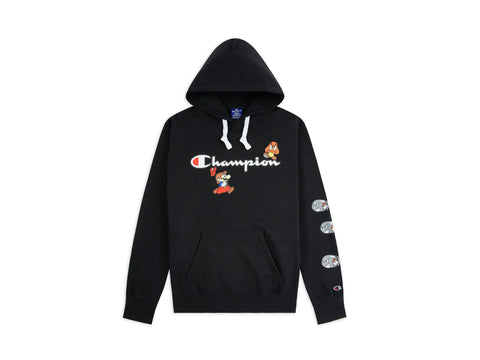 CHAMPION Nintendo Super Mario Bros Felpa Hoody Black 216868