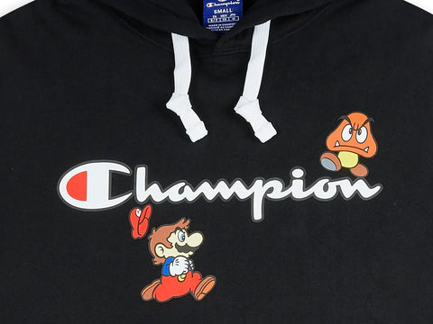 CHAMPION Nintendo Super Mario Bros Felpa Hoody Black 216868