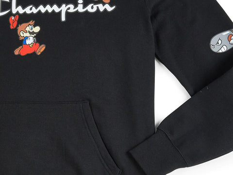 CHAMPION Nintendo Super Mario Bros Felpa Hoody Black 216868