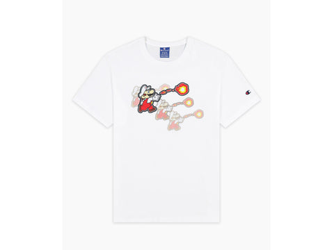 CHAMPION Nintendo Super Mario Bros T-Shirt White 216871