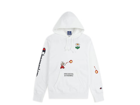 CHAMPION Nintendo Super Mario Bros Felpa Hoody White 216868