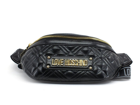 LOVE MOSCHINO Marsupio Trapuntato Logo Nero JC4011PP1BLA0000