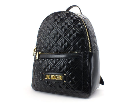 LOVE MOSCHINO Zaino Quilted Trapuntato Nero JC4007PP1BLA0000