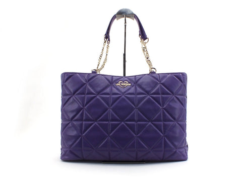 LOVE MOSCHINO Borsa Manici Catena Trapuntato Viola JC4214PP0BKB0650