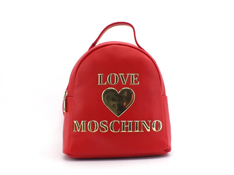 LOVE MOSCHINO Zaino Cuore Gold Rosso JC4033PP1BLE0500