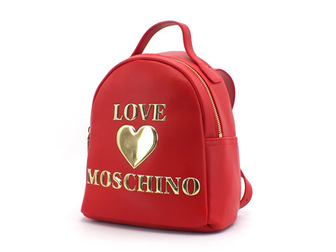 LOVE MOSCHINO Zaino Cuore Gold Rosso JC4033PP1BLE0500