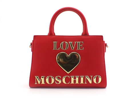 LOVE MOSCHINO Borsa Manico Tracolla Cuore Oro Rosso JC4034PP1BLE0500