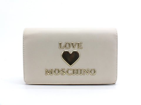 LOVE MOSCHINO Tracolla Catena Cuore Oro Avorio JC4057PP1BLE0110