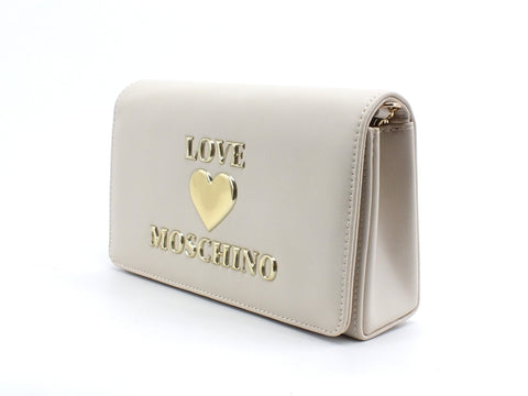 LOVE MOSCHINO Tracolla Catena Cuore Oro Avorio JC4057PP1BLE0110