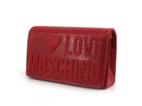 LOVE MOSCHINO Pochette Catena Rosso JC4063PP1BLH150A