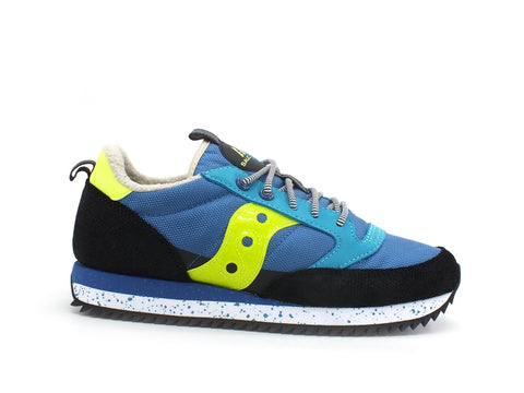 SAUCONY Jazz Peak Original Sneaker Blue Black Citron S70512-3