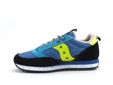 SAUCONY Jazz Peak Original Sneaker Blue Black Citron S70512-3