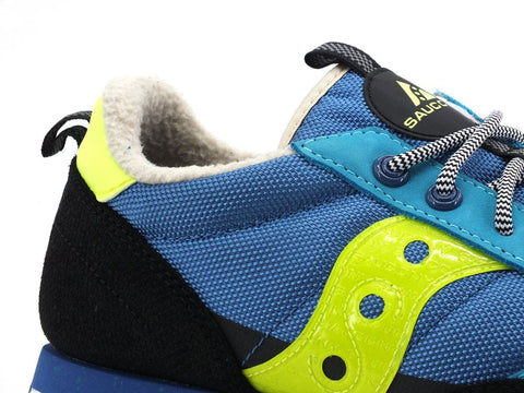 SAUCONY Jazz Peak Original Sneaker Blue Black Citron S70512-3