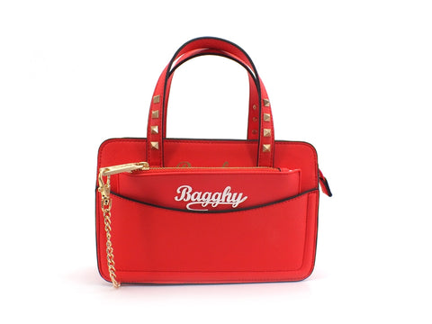 BAGGHY Borsa Manici Busta Rosso GGN312-043