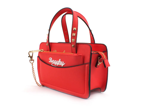 BAGGHY Borsa Manici Busta Rosso GGN312-043