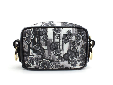 BAGGHY Borsa Tracolla B32 Stampa New York Nero Bianco B18IB32UNYKW
