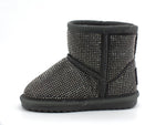 Load image into Gallery viewer, COLORS OF CALIFORNIA Stivaletto Pelo Strass Dark Grey HC.YK055-F19
