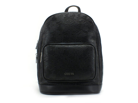 GUESS Zaino Pelle Rilievo Uomo Black HMBALDPO405