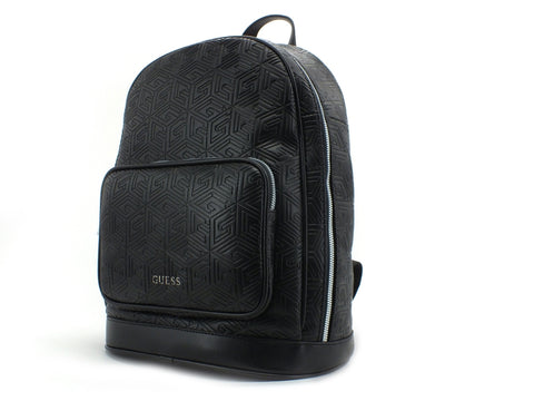 GUESS Zaino Pelle Rilievo Uomo Black HMBALDPO405